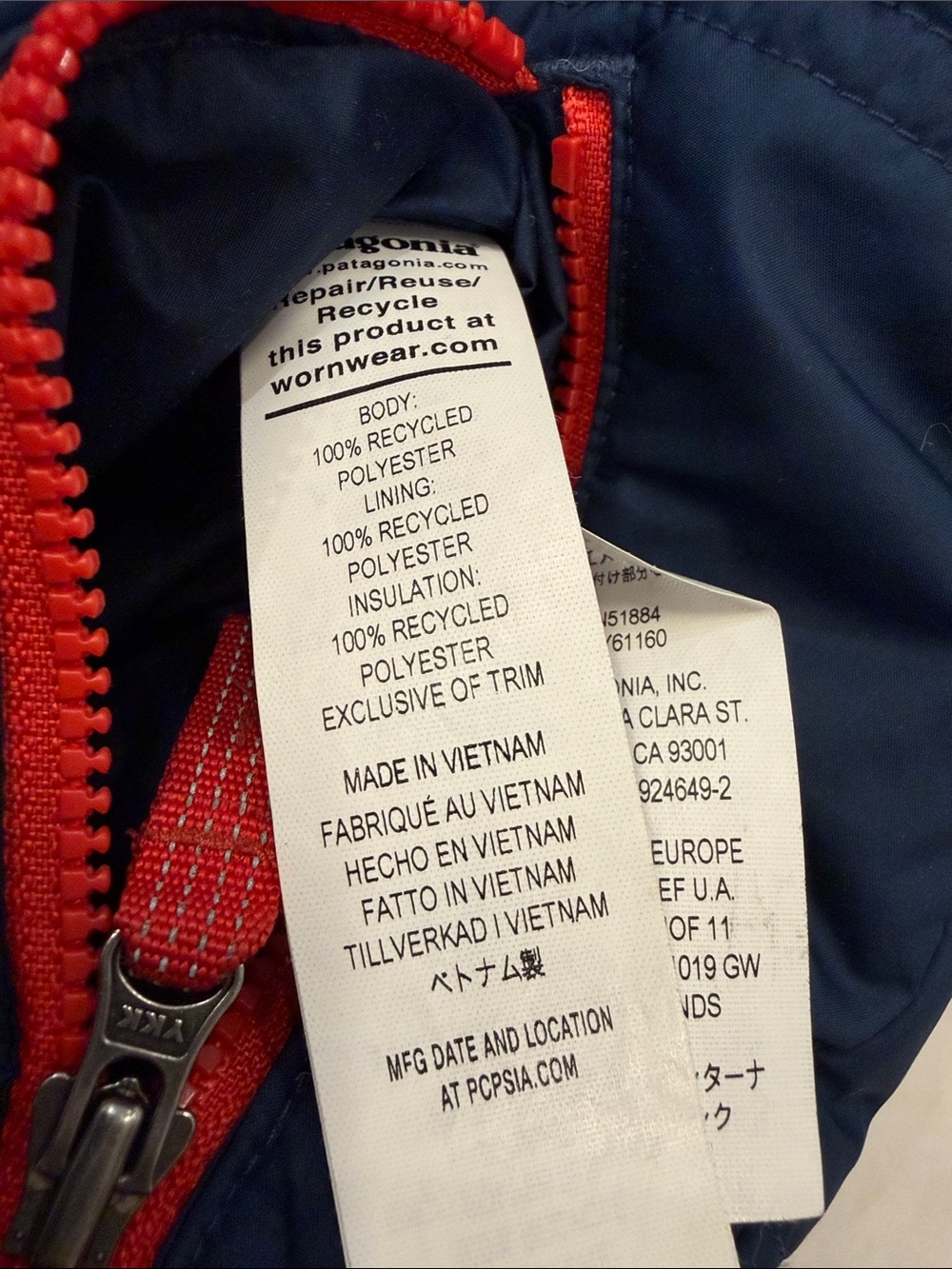 PATAGONIA REVERSIBLE TRIBBLES HOODY Jacket Size 4T - Picture 6 of 9